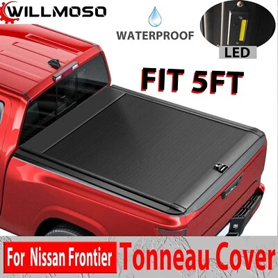 5FT Truck Tonneau Bed Cover Retractable For 2005-2025 Nissan Frontier Waterproof - Image 1 of 4