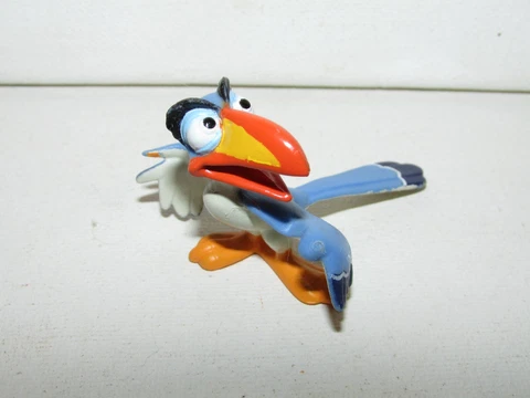 Vintage Disney Lion King ZAZU 2" PVC Figure from 1994 Mattel Banzai Hyena Set Cover