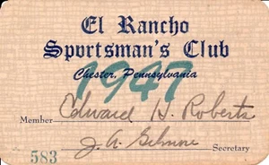 1947 El Rancho Sportsman's Club - Chester, Pennsylvania - Picture 1 of 1