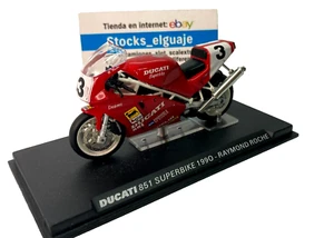 IXO ALTAYA 1/24 DUCATI 851 SUPERBIKE 1990 RAYMOND ROCHE STOCKS EL GUAJE - Imagen 1 de 4