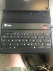 Black Small Fintie Wireless Bluetooth Keyboard Thin W/case - Picture 1 of 3