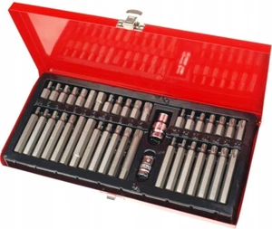 JUEGO DE 40 LLAVES HEXAGONALES TORX SPLINE CR-V EN ESTUCHE METÁLICO 30MM 75MM - Imagen 1 de 8
