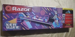 RAZOR A Kick Scooter LIMITED EDITION " New Wave " 143 Weight Limit Brand New - Picture 1 of 5
