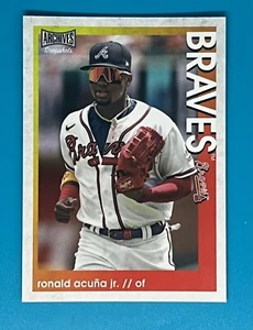 2022 Topps Archives Snapshots - #5 Ronald Acuña Jr. Braves - Picture 1 of 2