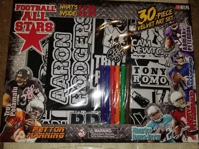 Pôster de veludo NFL 30 peças ELI MANNING TOM BRADY AARON RODGERS TONY ROMO NOVO!! - Imagem 1 de 4