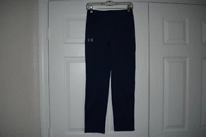 Under Armour Youth Size XL Dark Blue Fleece Lined Athletic Pants - Picture 1 of 9