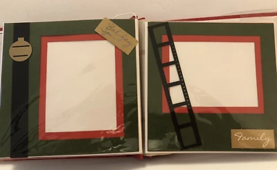NEW Alpha-1 6x6" RED Complete Christmas Memories Scrapbook Kit Mini Photo Album - image 1 of 4