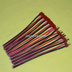 5pairs Deans T PLUG LiPo battery connectors with 150mm UL1007 14AWG silicon Wire - Picture 1 of 8