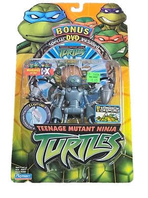 Черепашки-ниндзя Fugitoid новый в заводской упаковке 2004 TMNT W/DVD РЕДКАЯ!! - Изображение 1 из 2