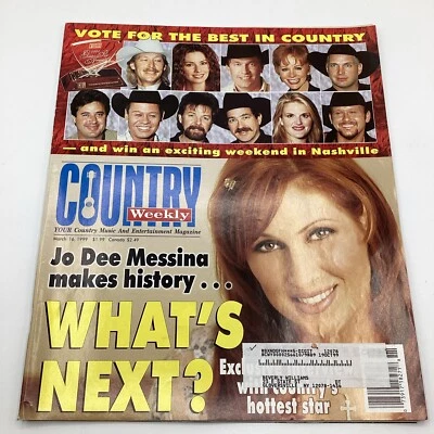 March 16, 1999 Country Music Weekly Magazine Jo Dee Messina Golden Pick Voting - Image 1 of 4