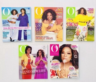 O OPRAH MAGAZINE Lot of 5 January-May 2009 Michelle Obama White House Interview - Image 1 of 4