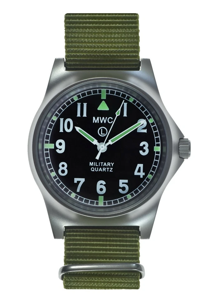 MWC G10 LM Stainless Steel Military Watch With Screw Caseback - Non Date Model