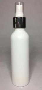 Empty 250ml White Boston bottles With Silver Atomiser Spray Pump *ANY AMOUNT* - Picture 1 of 1