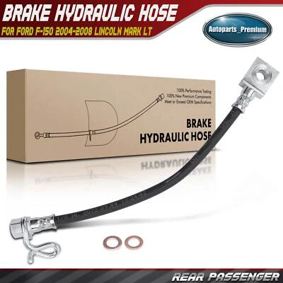 Manguera hidráulica de freno trasero derecho para Ford F-150 2004-2008 Lincoln Mark LT 06-07 Foto 1 de 4