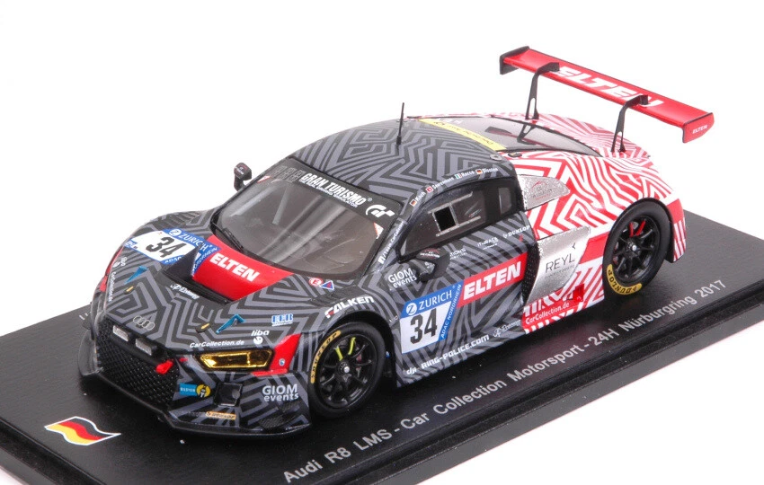 Audi R8 Lms #34 Nurburgring 2017 Saurenmann / Rocco / Coch / Slooten 1:43 Model - Immagine 1 di 1