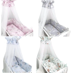 Wiegenset Bettwäsche Set 6-tlg für Babywiege in vielen Designs - Bild 1 von 54
