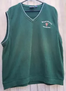 Marshall Thundering Herd Huntington WV Football Green XL Pullover Sweater Vest  - Picture 1 of 14