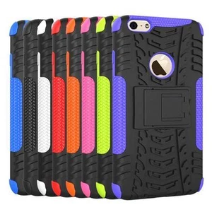 Funda protectora híbrida resistente a prueba de golpes con soporte para Apple iPhone 6 y 6S - Nueva - Imagen 1 de 29