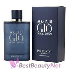 Acqua Di Gio Profondo by Giorgio Armani for Men 4.2oz Eau De Parfum Spray