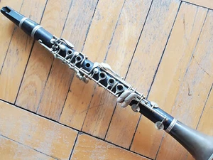 nice old wooden Eb Clarinet by "Amati" Boehmsystem, 1part mainpart, UNUSUAL - Picture 1 of 11