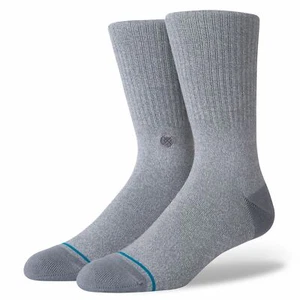 Calcetines para hombre Stance Staples ~ gris icono brezo - Imagen 1 de 3