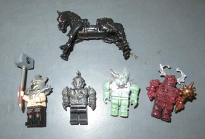 Mega Bloks Dragons Krystal Wars Minifigure and Horse Lot - Picture 1 of 1