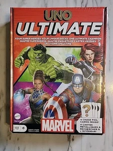 Mattel Games - UNO Ultimate Marvel 4 Player Core Set Card Game, NEW SEALED. - Picture 1 of 2