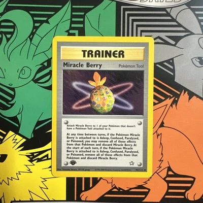 Pokémon TCG - MIRACLE BERRY - 1ST EDITION - 94/111 - NEO GENESIS (2000) - Image 1 of 2
