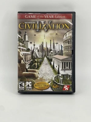 Sid Meier's Civilization IV Game of the Year Edition (PC, 2006) Used | Complete - Image 1 of 4