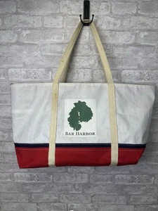 Casco Totes Bar Harbor Maine Recycled Sail Cloth Cutter Tote Bag # 3807 - Picture 1 of 15
