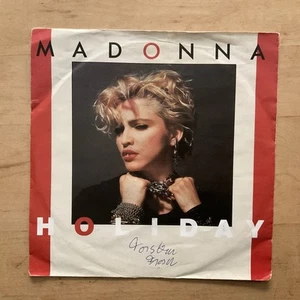 7" Single Madonna Holiday I Know It Vinyl Germany 45 Import Record - Picture 1 of 4
