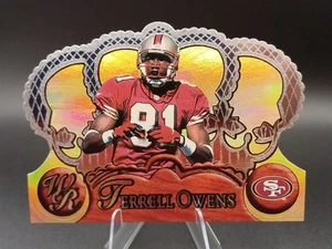 Tarjeta Pacific Crown Royale Terrell Owens #122 Gold Holofoil 1997 como nueva - Imagen 1 de 2
