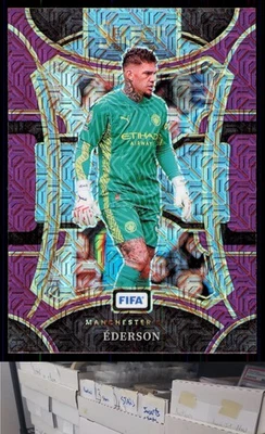 2023-24 Panini Select FIFA #113 Ederson Purple Mojo - JL - Image 1 of 2