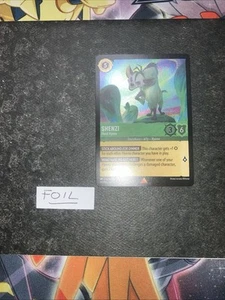Disney Lorcana TCG Shenzi 91/204 Shimmering Skies Rare Cold Foil Card NM - Picture 1 of 2