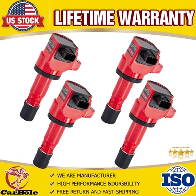 4Pack Ignition Coils UF672 for 2013-2022 Honda Civic HR-V Acura ILX 1.8L/2.0L L4 - Image 1 of 4