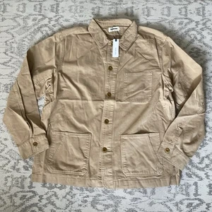 Taylor Stitch The Ojai Jacket Organic Light Khaki Foundation Twill Mens 46 XXL - Picture 1 of 20