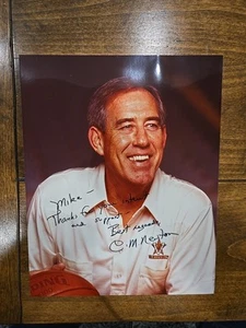 HOF C.M. Newton handsigniertes Vanderbilt 8x10 Foto - Bild 1 von 2