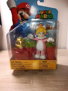 *FREE SHIP* CAT PEACH - Super Mario World of Nintendo 4" Jakks Pacific Figure - Picture 1 of 4