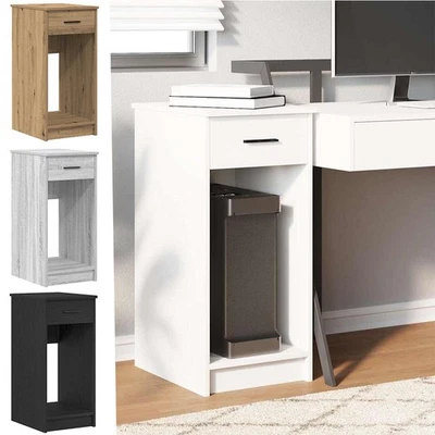 PC-Schrank Beistellschrank Computerschrank mit Schublade PC-Fach Ablage - Bild 1 von 3