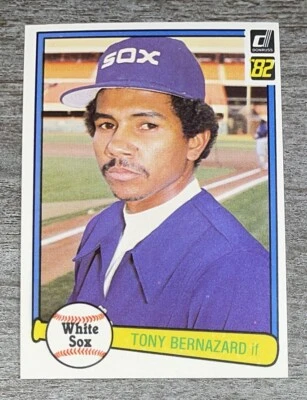 Tony Bernazard 1982 Donruss White Sox #143  *G731* - Image 1 of 2