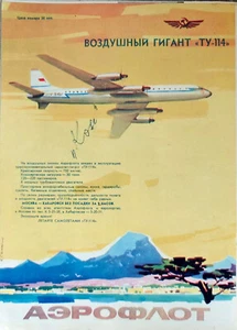 Aeroflot TUPOLEV TU-114 1961, PRIMER ASTRONAUTA ESTADOUNIDENSE Alan Shepard, Gagarin - Imagen 1 de 16