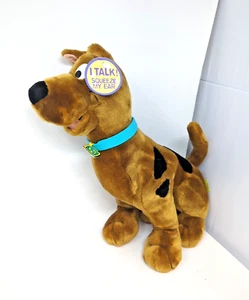 Scooby Doo sprechender Plüsch Vintage 15 Zoll 1998 Cartoon Network Equity Spielzeug FUNKTIONIERT - Bild 1 von 4