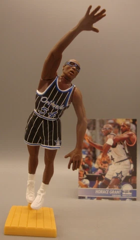 LOOSE 1995 STARTING LINEUP SLU FIGURE HORACE GRANT ORLANDO MAGIC (blue goggles) Cover