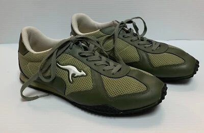 Винтажные женские спортивные кроссовки KangaROOS, размер 10,5, оливково-зеленые - Изображение 1 из 4