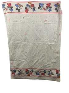 Vintage Disney Babies Flannel Receiving Blanket Mickey Minnie Donald 25x37 - Imagen 1 de 8