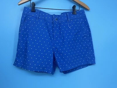 Новый Columbia PFG синий / белый горошек хлопок высоты рыболовные шорты 8 x 4» - Изображение 1 из 4