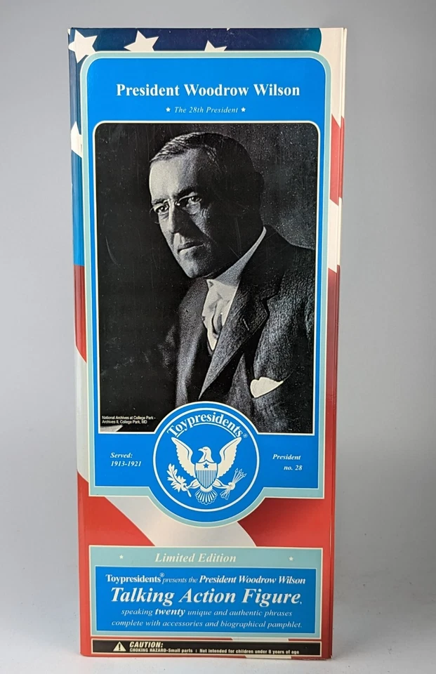 Figura RARA Presidente Woodrow Wilson Edición Limitada NUEVA EN CAJA  Foto 1 de 4