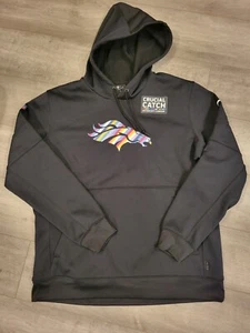 AUTHENTIC Nike Black Mens XL NFL Denver Broncos Crucial Catch Pullover Hoodie - Picture 1 of 14