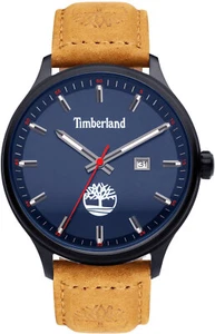 Orologio Uomo Timberland Cinturino Pelle Quadrante Blu Sacca Zaino Regalo - Imagen 1 de 4