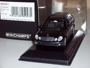 Minichamps 1/43 MERCEDES-BENZ E-Klasse T-Model 2003 400031511 Black Met. 1248pcs - Foto 1 di 6